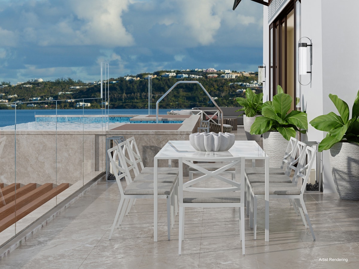 Caroline Bay Resort Penthouse Balcony